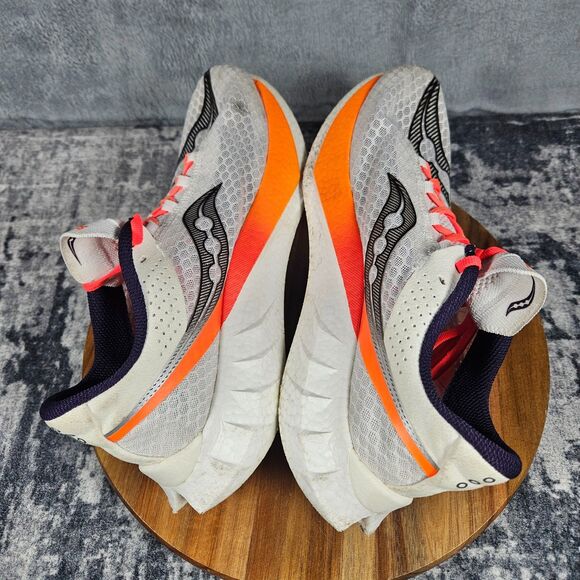 Saucony Endorphin Pro 4 Men\'s White Orange Running Shoes S20939-129 Size 10